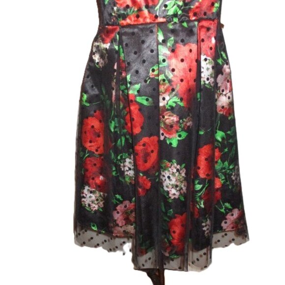 S D Collection Satin Dress - Picture 4 of 14